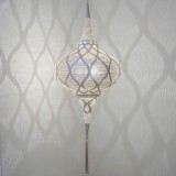 HANGING LAMP GRCM BRASS SILVER PLATED 80 - HANGING LAMPS